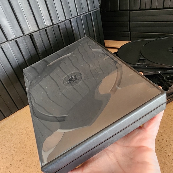 58 X New Black Multi CD Plastic Case Holders + Additional Inserts - Picture 3 of 6